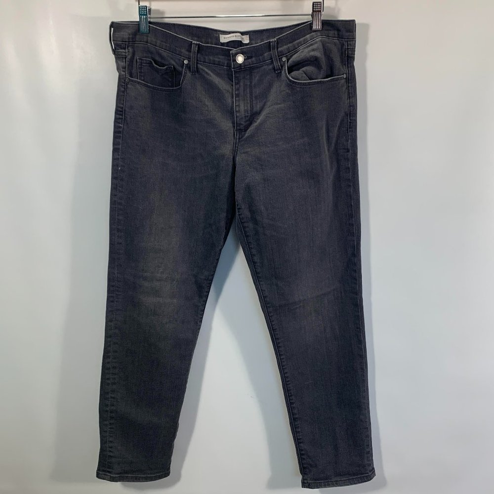 Banana Republic Jeans Mens 33 Skinny Short Gray Cotton Stretch Pockets